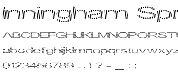 Inningham spread font
